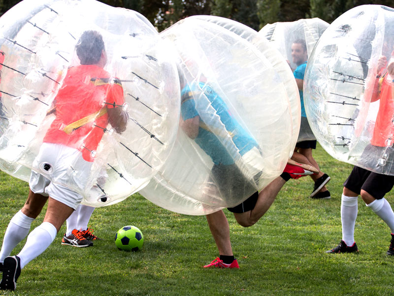 bubble football