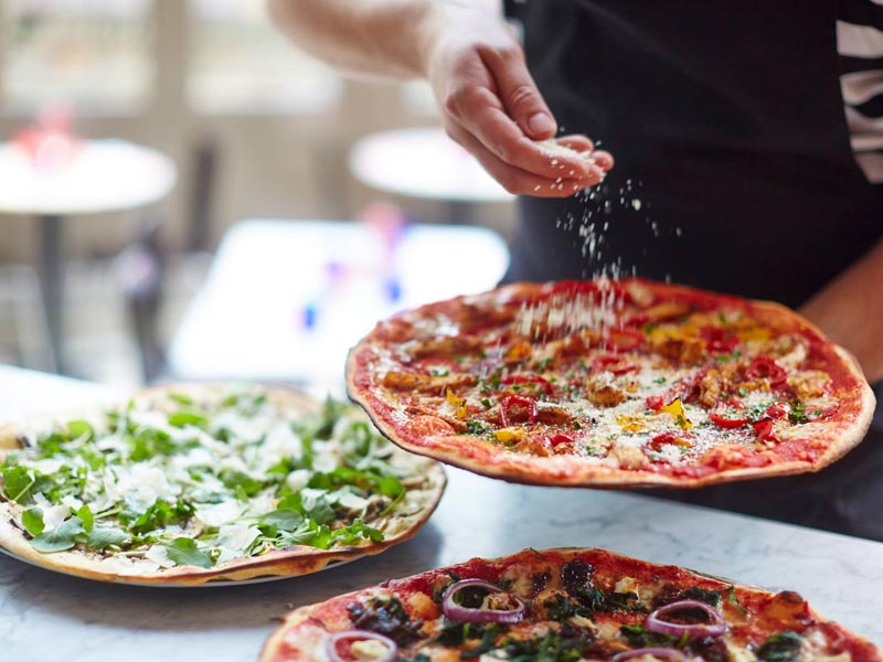 pizza making