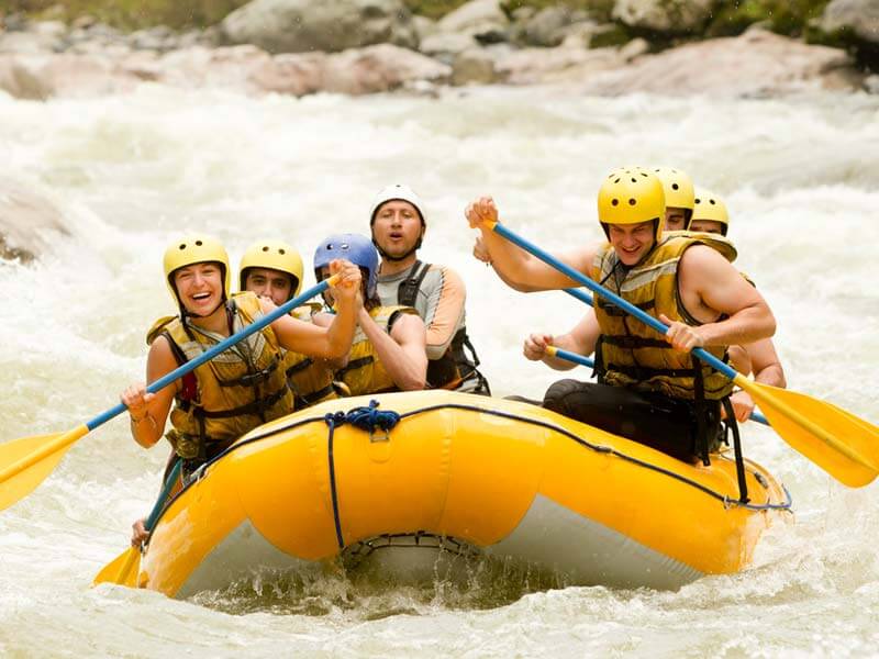 white water rafting